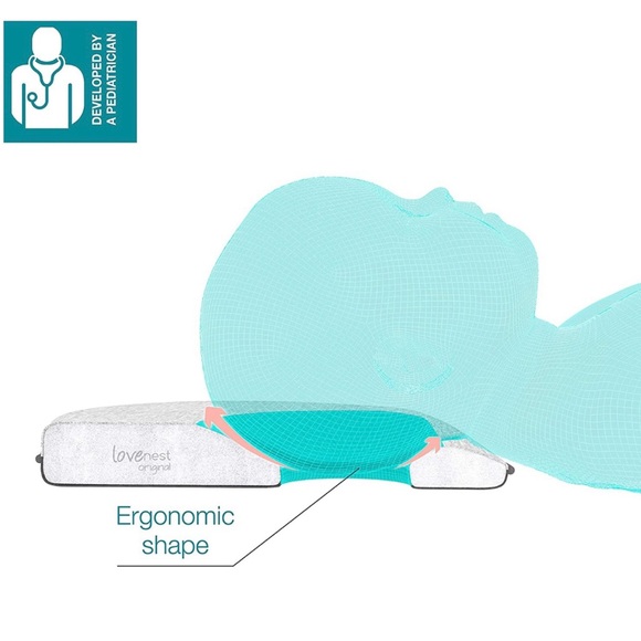 NWOT Babymoov lovenest natural care pillow - Picture 2 of 4